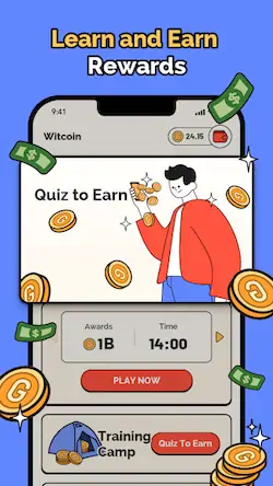 Скачать Witcoin: учись и зарабатывай [Взлом Бесконечные монеты/God Mode] на Андроид