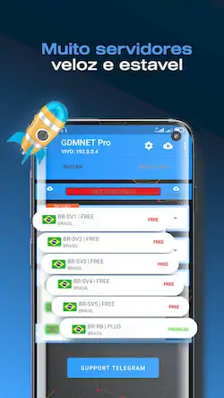 Скачать GDMNET Pro - Client VPN - SSH [Взлом Много монет/God Mode] на Андроид