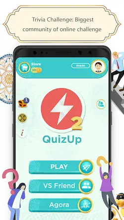Скачать QuizUp 2 [Взлом Много денег/МОД Меню] на Андроид