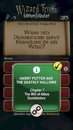 Скачать Harry Potter Wizard Quiz: U8Q [Взлом Бесконечные деньги/God Mode] на Андроид