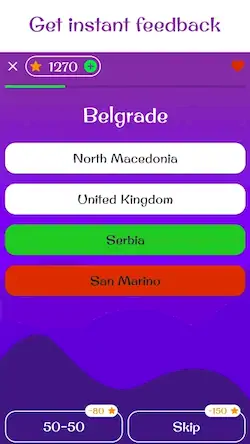 Скачать World Countries Capitals Quiz [Взлом Много монет/Unlocked] на Андроид